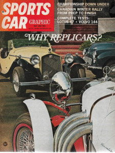 SPORTS CAR GRAPHIC 1967 MAY - VOLVO 144, LOTUS 47, REPLICARS